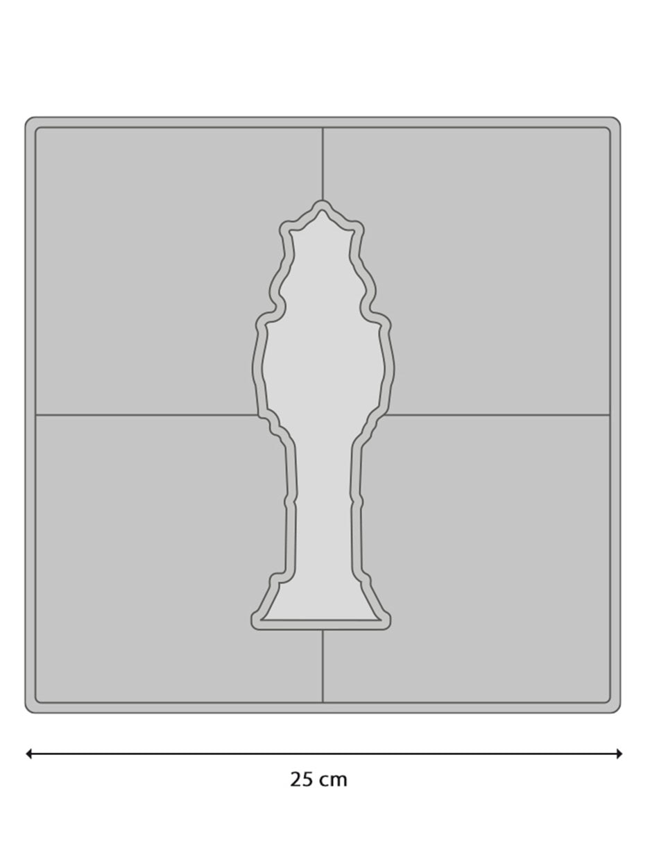 Charola multiusos Nutcracker Twist de porcelana 4