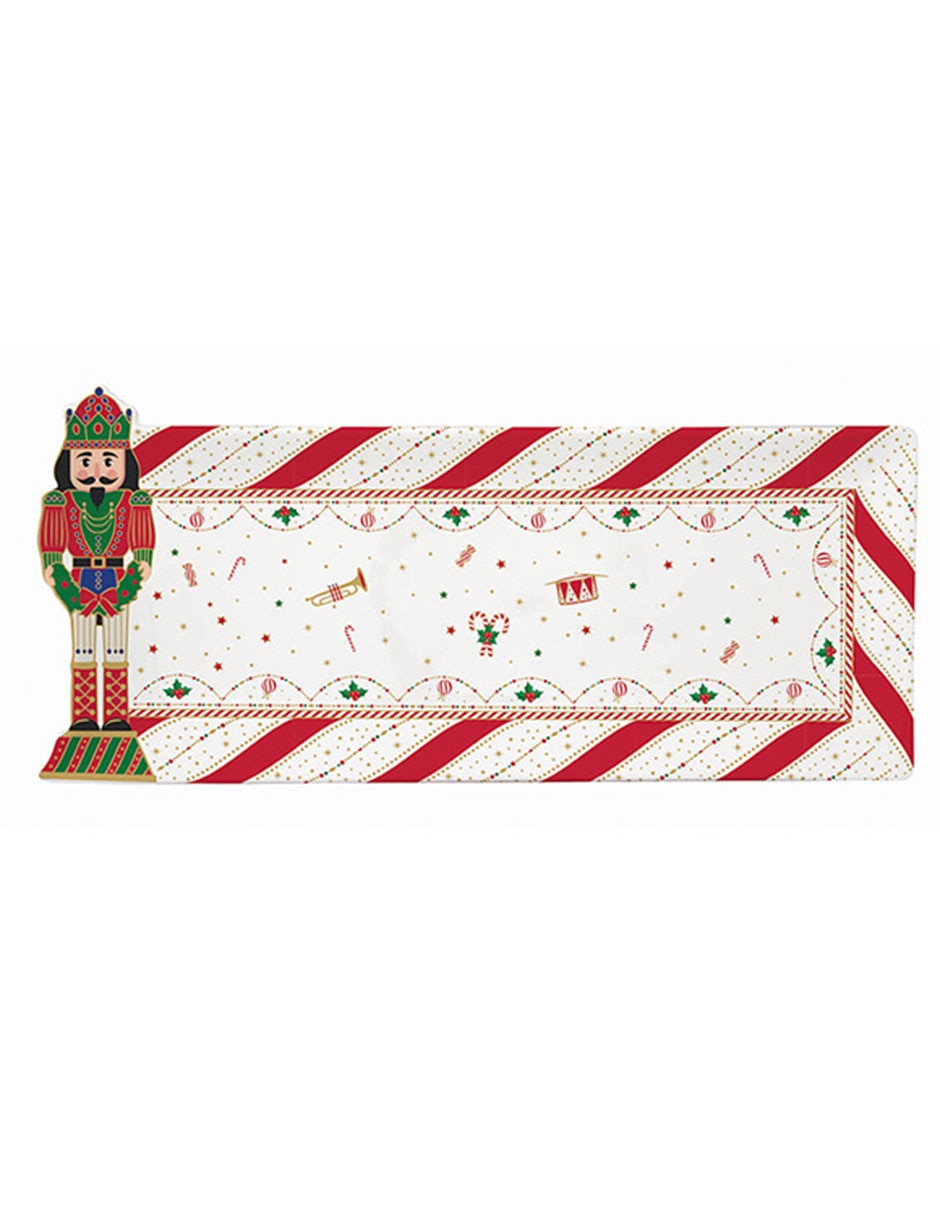Charola multiusos Nutcracker Twist de porcelana Charola multiusos Nutcracker Twist de porcelana