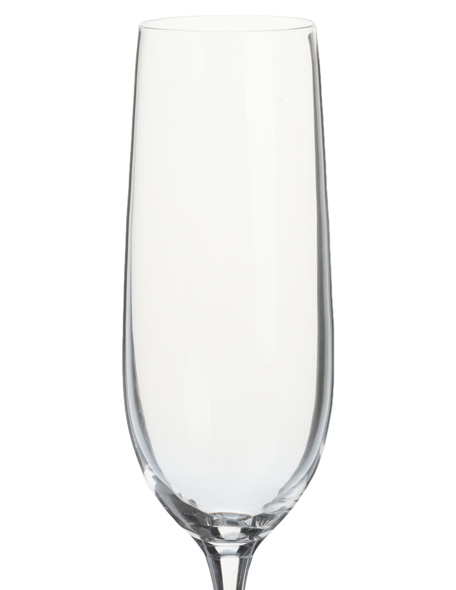 Set de copas para champán Uria de cristal 2