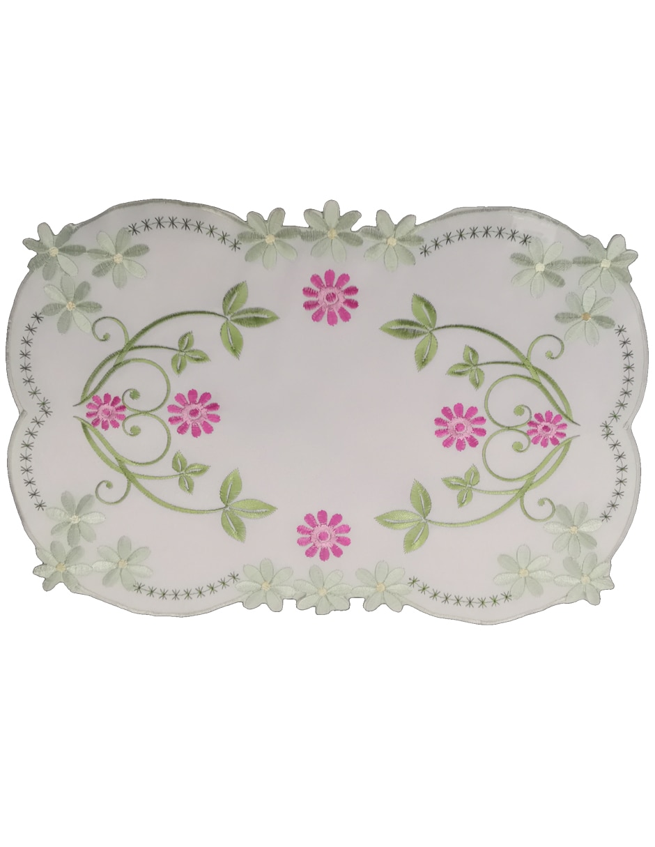 Mantel individual rectangular de poliéster Europa