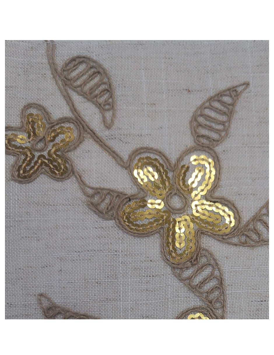 Mantel individual rectangular de lino Japones 2
