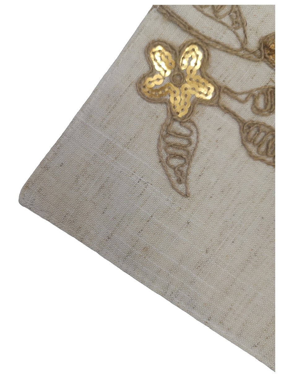 Mantel individual rectangular de lino Japones 3