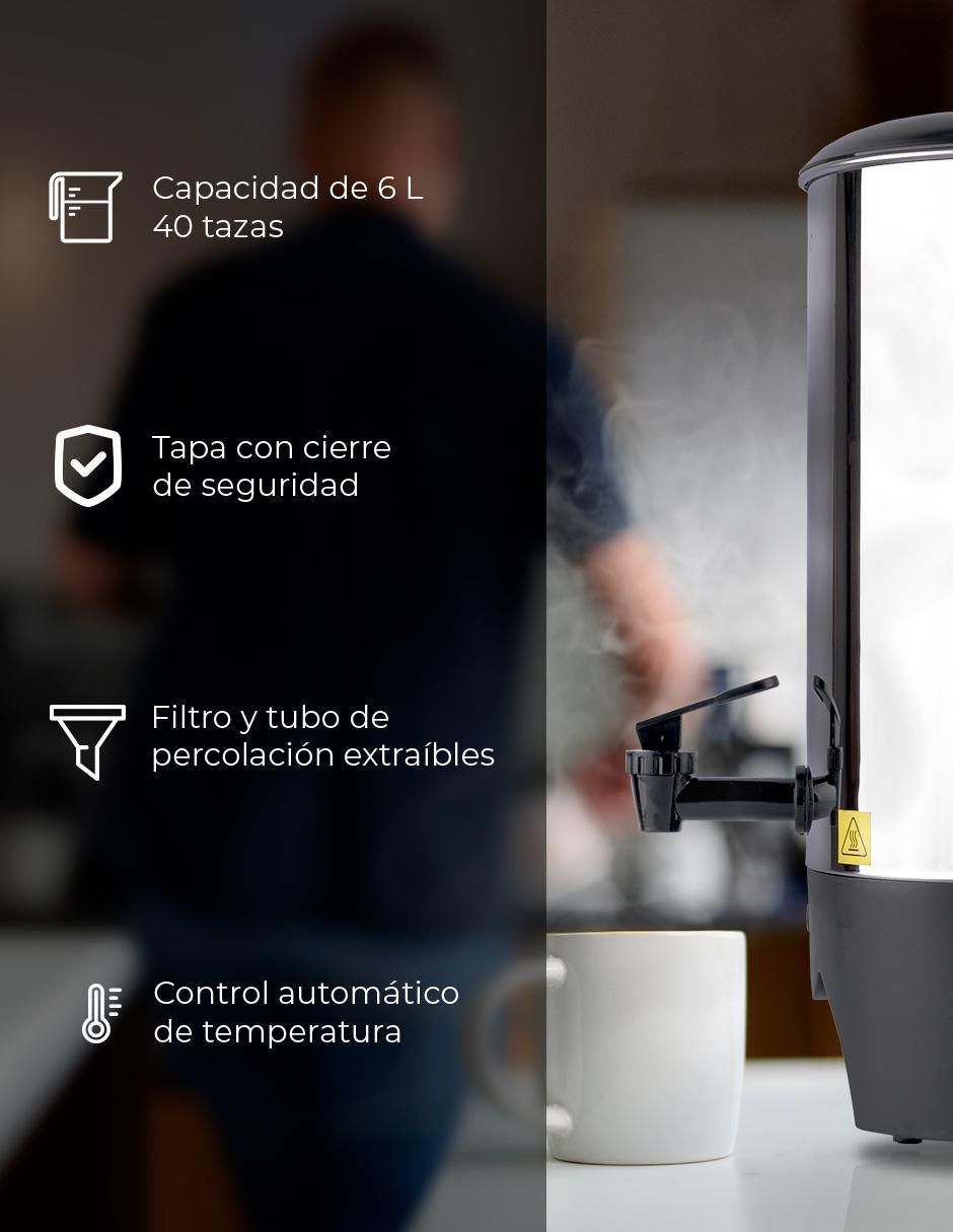 Cafetera percoladora DCP-6L-40 5