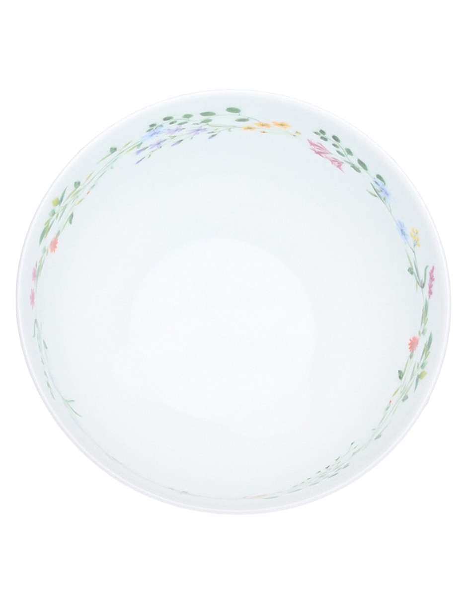Vajilla fleurs et citrons de porcelana para 4 personas 6
