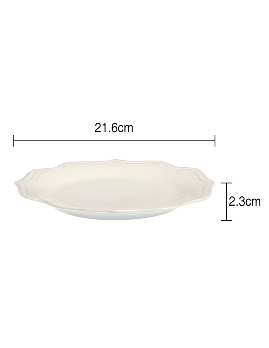 Plato ensalada England de porcelana 4