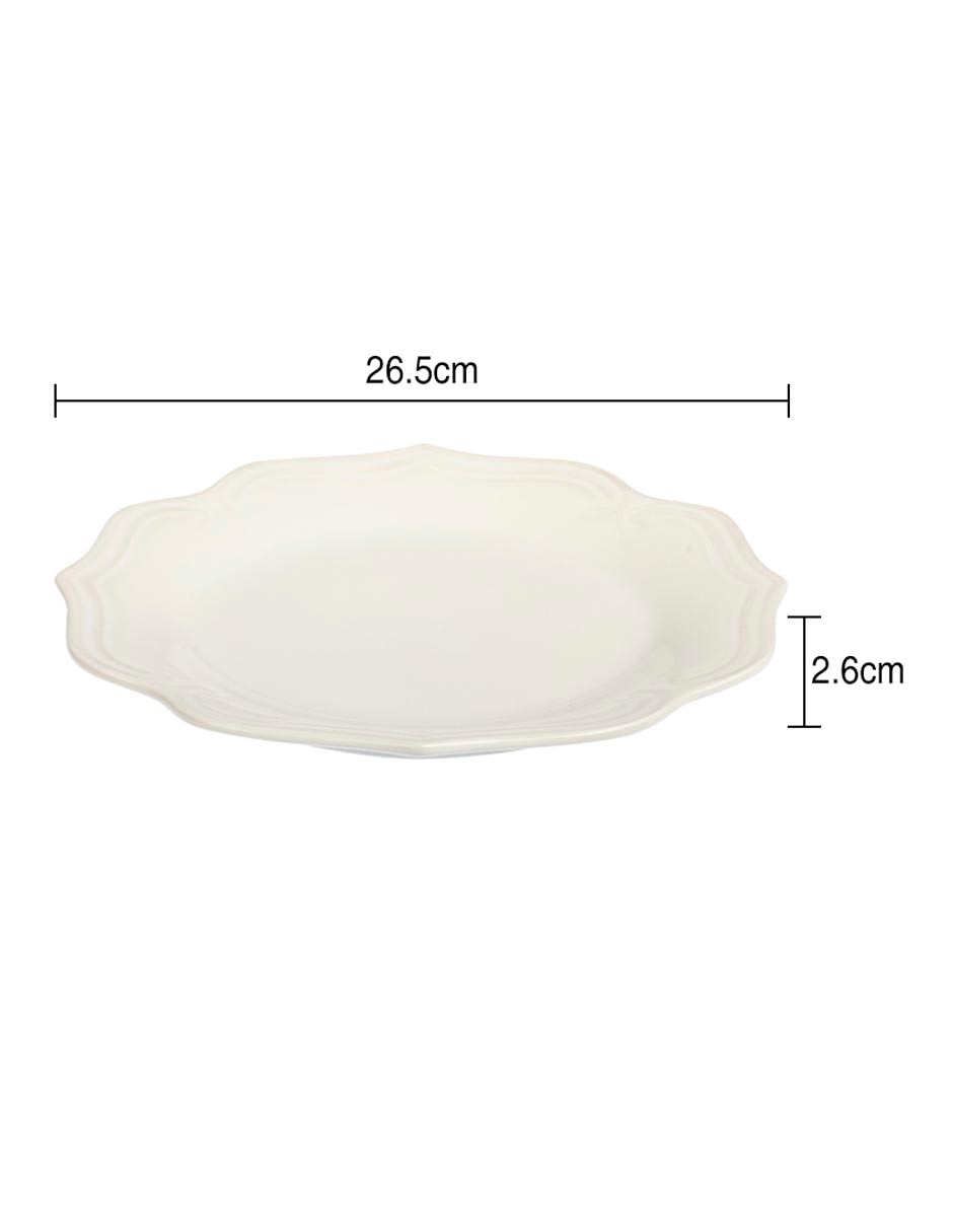 Plato trinche England de porcelana 4