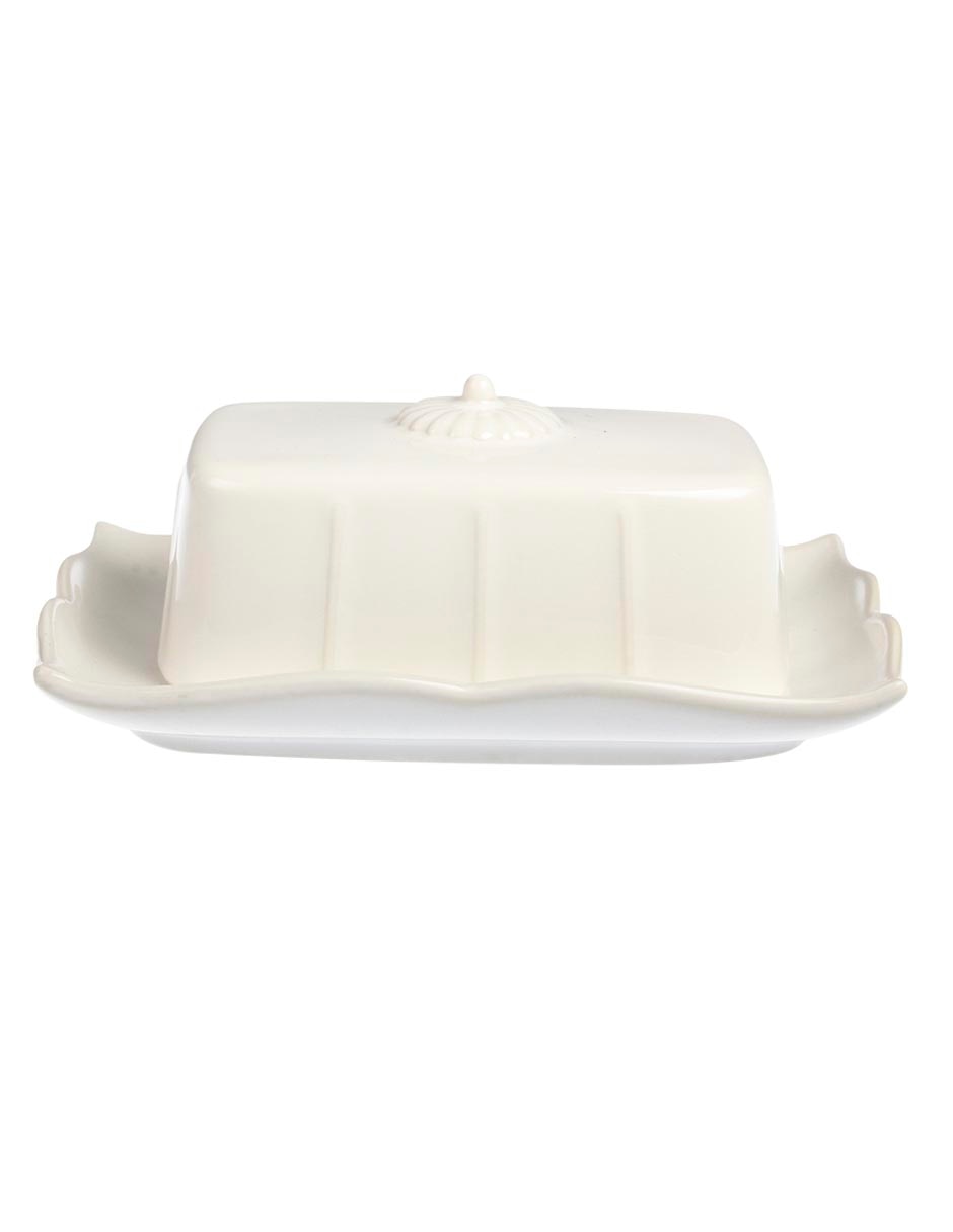 Mantequillero England de porcelana
