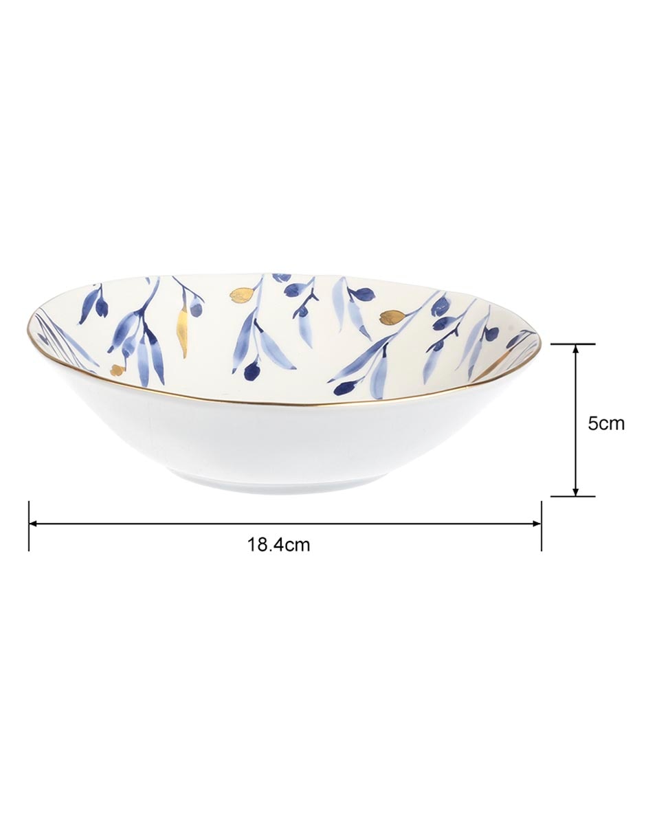 Plato sopa Premium de porcelana 4