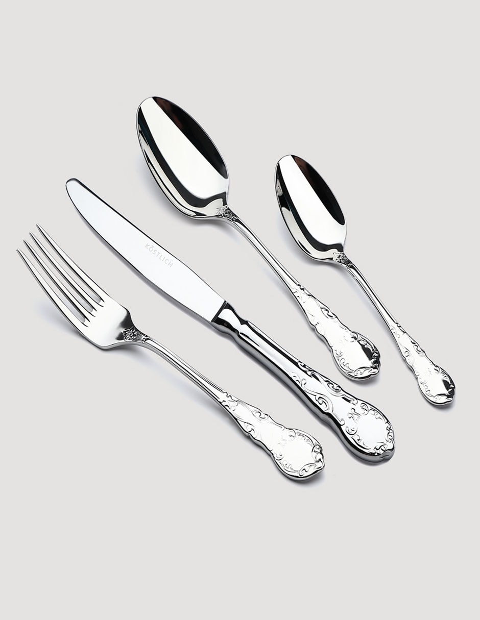 Set cubiertos Isabella de acero inoxidable 24 piezas 4