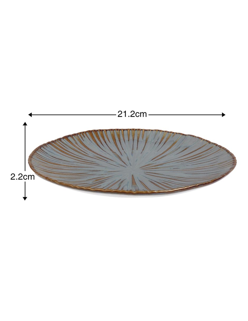 Plato ensalada Fig Collection de porcelana 5
