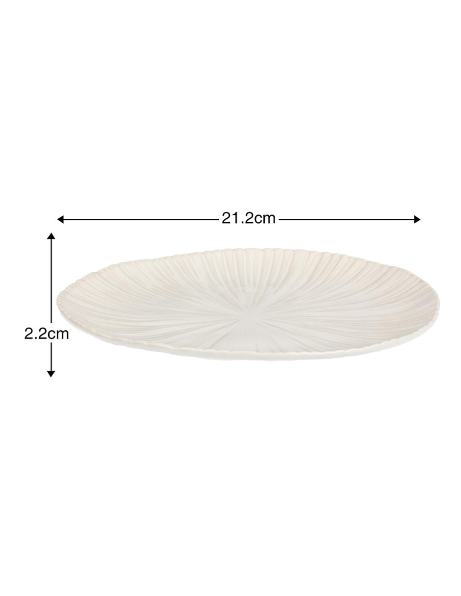 Plato ensalada Fig Collection de porcelana 5