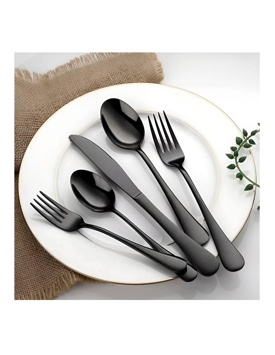 Set cubiertos de acero inoxidable 30 piezas 3