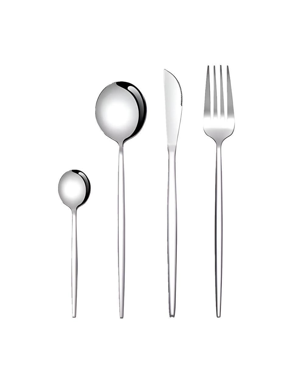 Set cubiertos de acero inoxidable 24 piezas