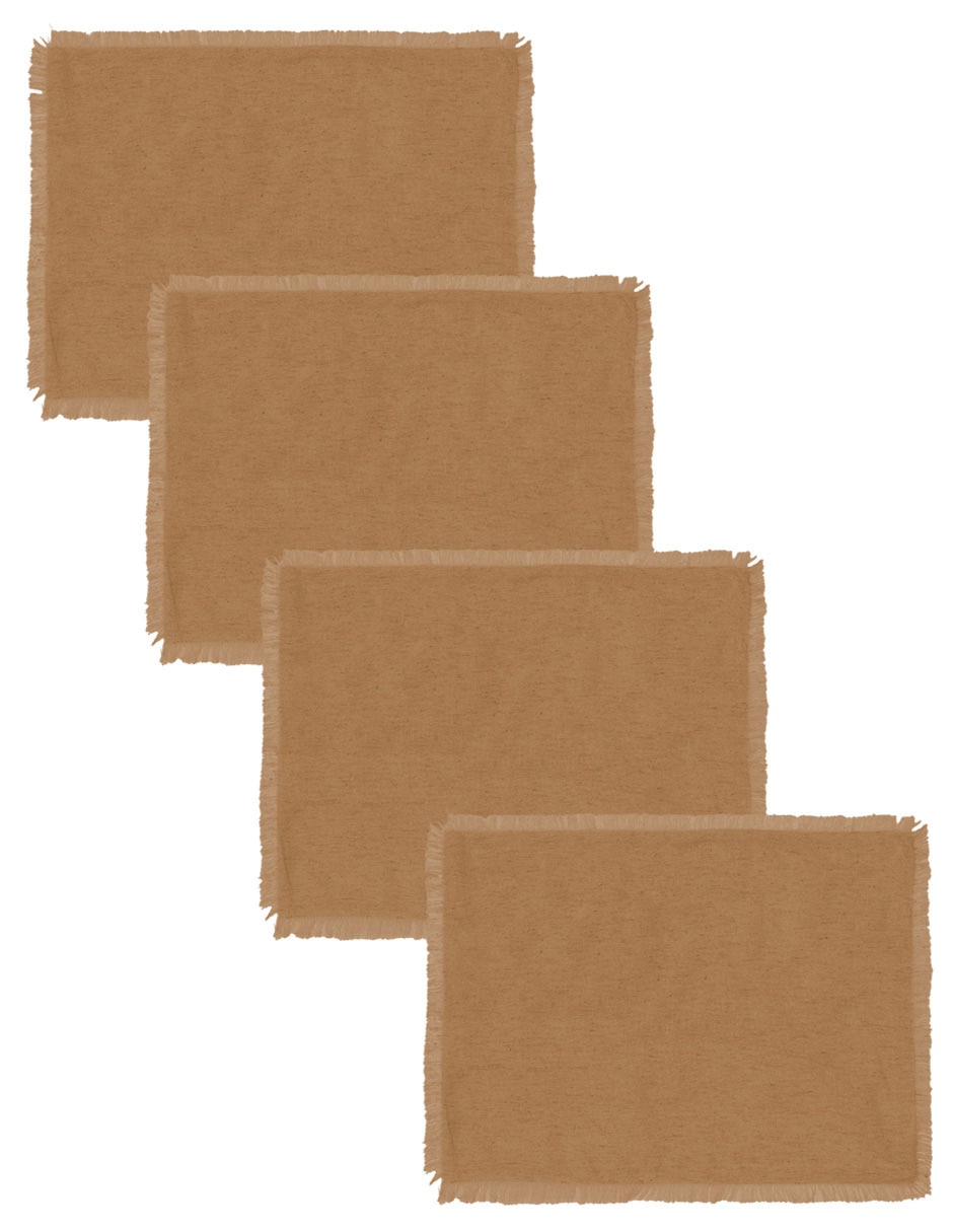 Set mantel individual rectangular de algodón