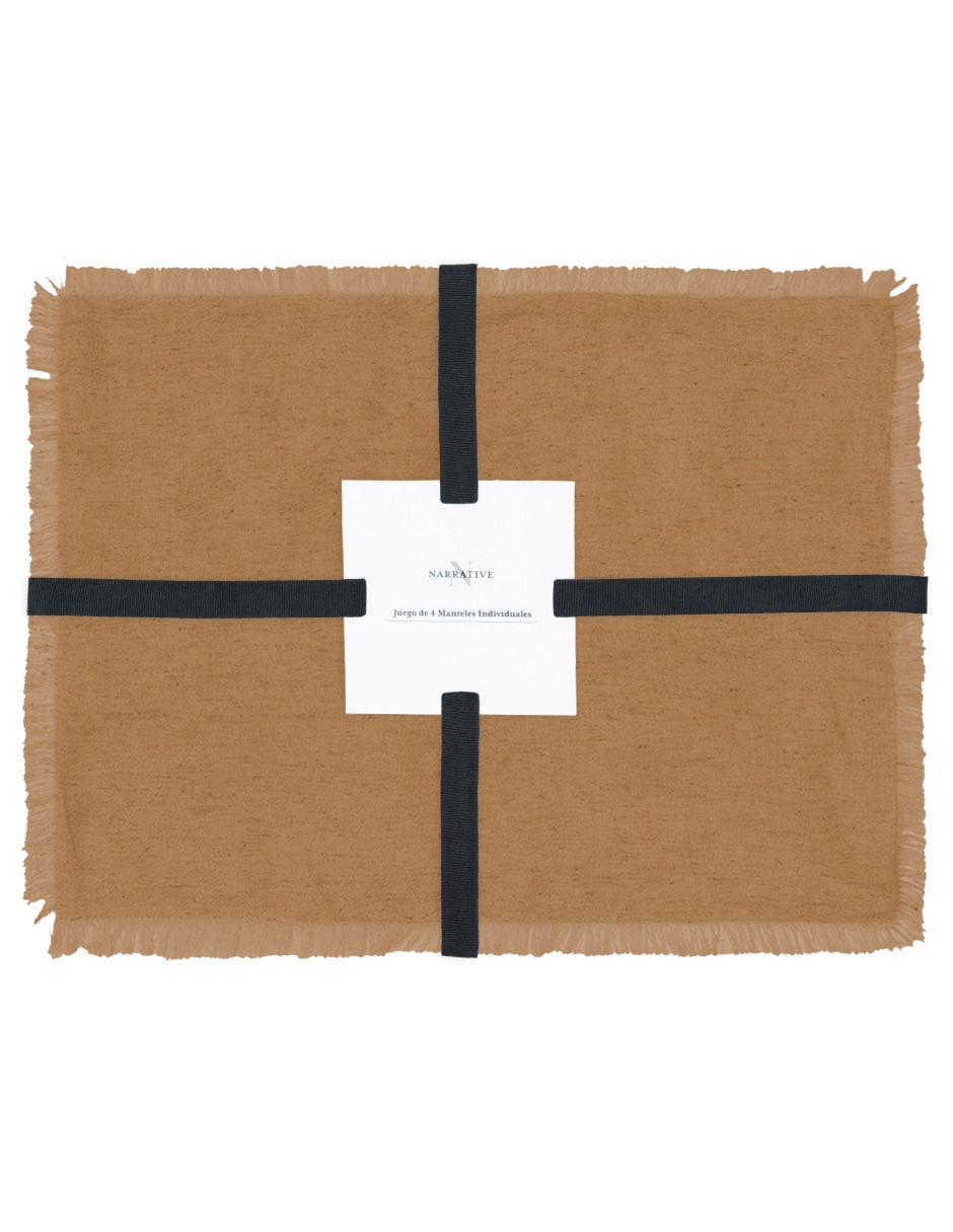 Set mantel individual rectangular de algodón 2