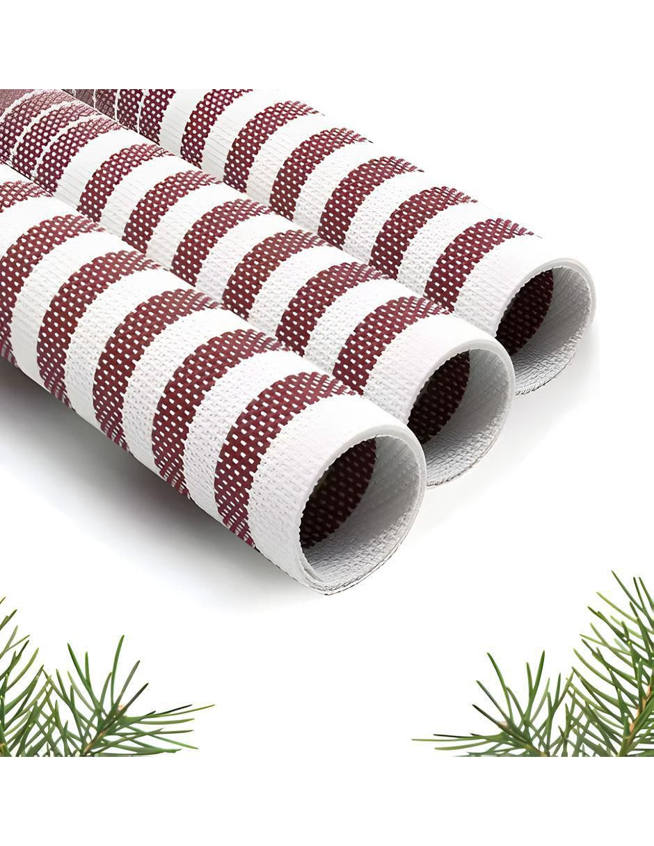 Set mantel individual rectangular de ratán pvc 4