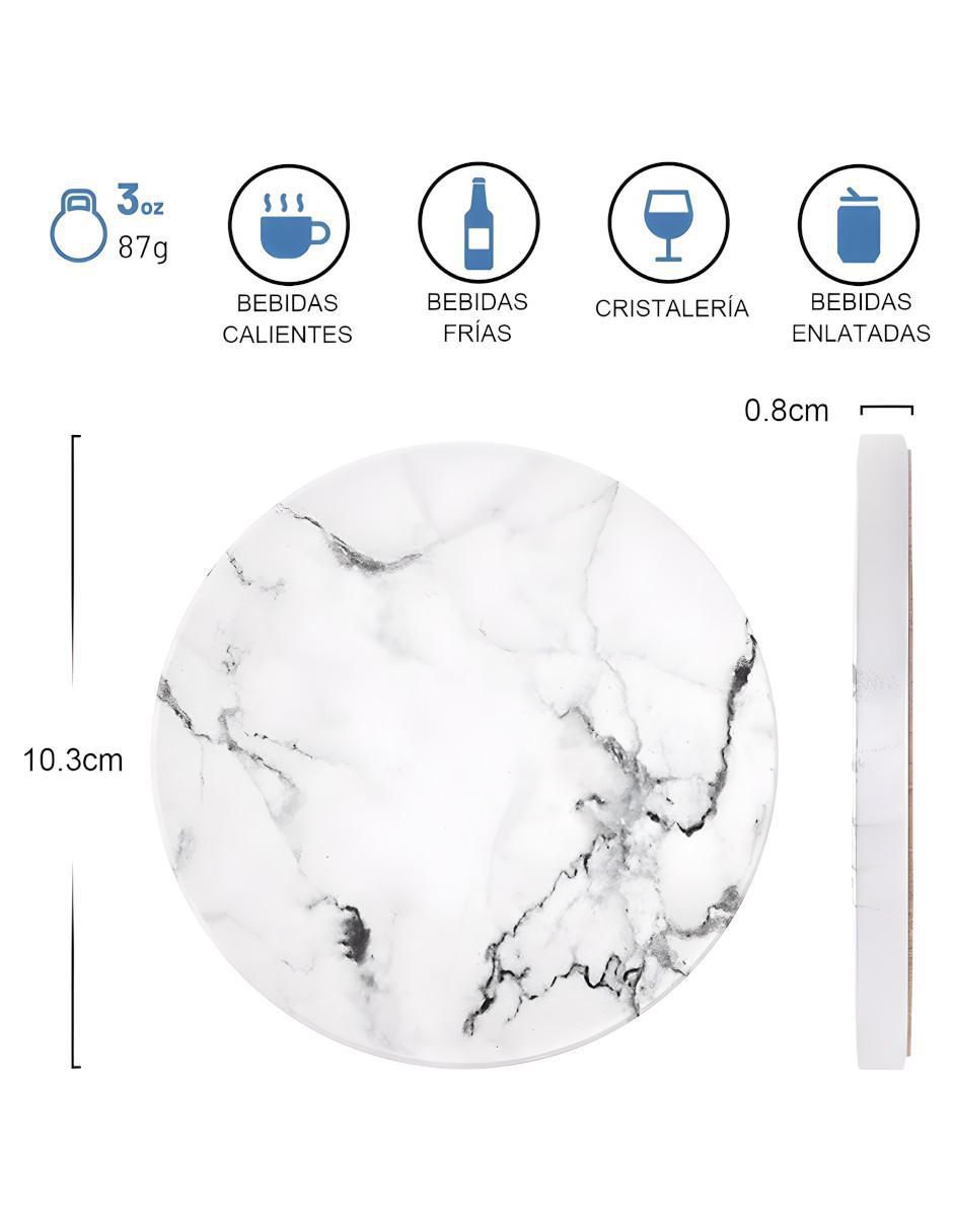 Set portavaso de cerámica 6 piezas 6