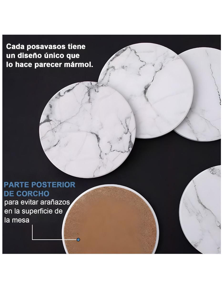 Set portavaso de cerámica 6 piezas 5