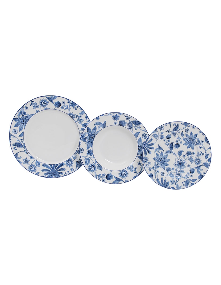 Vajilla curie de porcelana para 4 personas