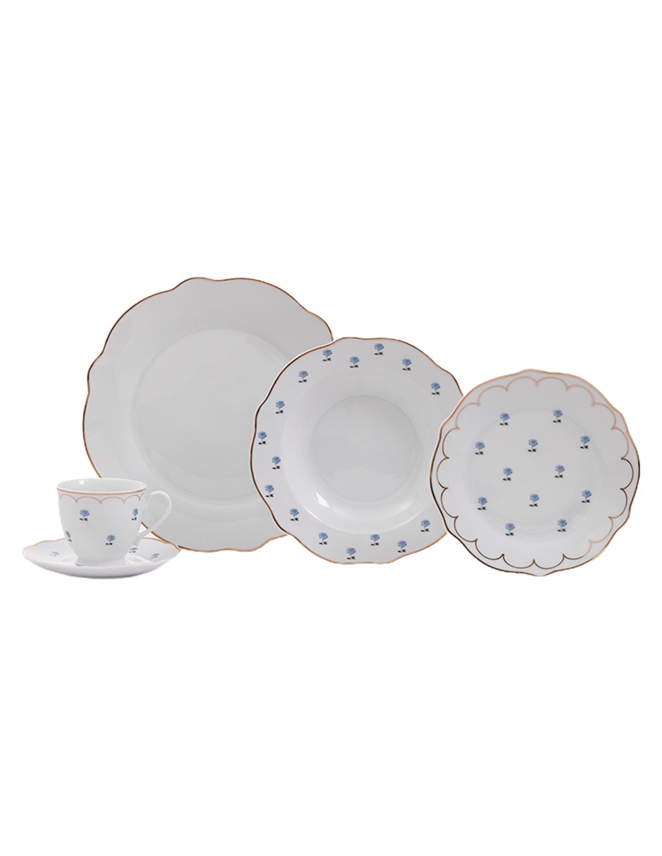 Vajilla kamilla de porcelana para 4 personas
