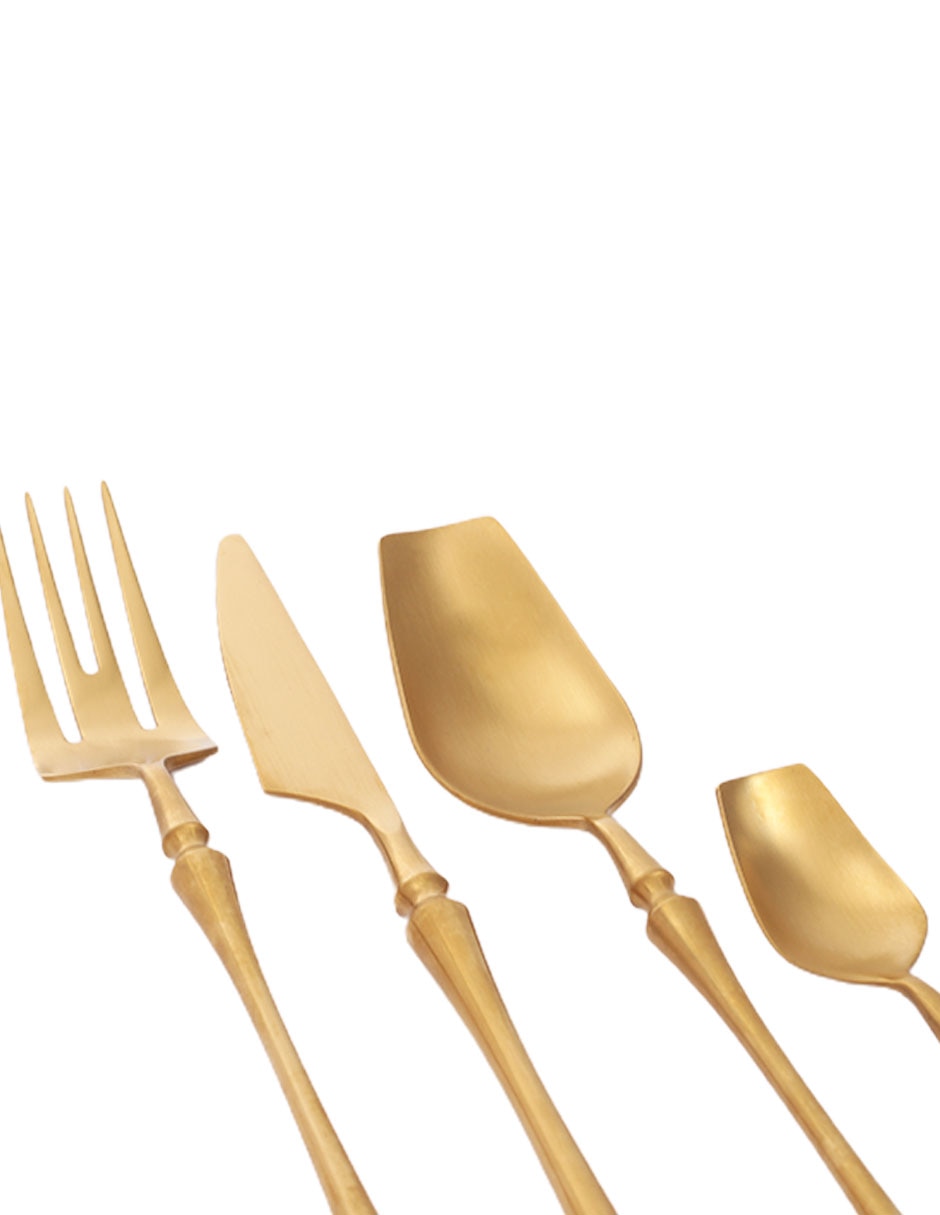 Set cubiertos Anastacia de acero inoxidable 16 piezas 2