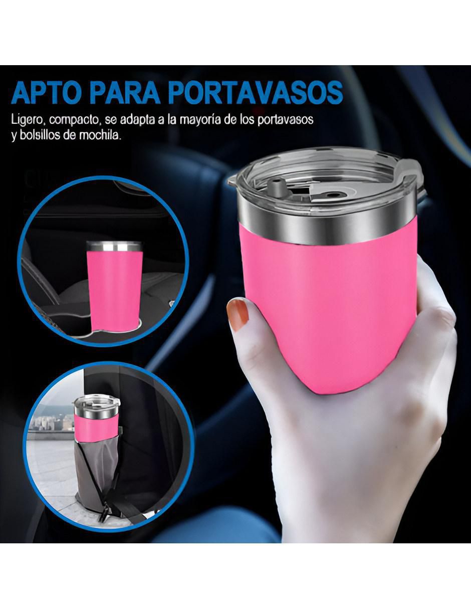 Set vaso con tapa y popote con 4 piezas 4