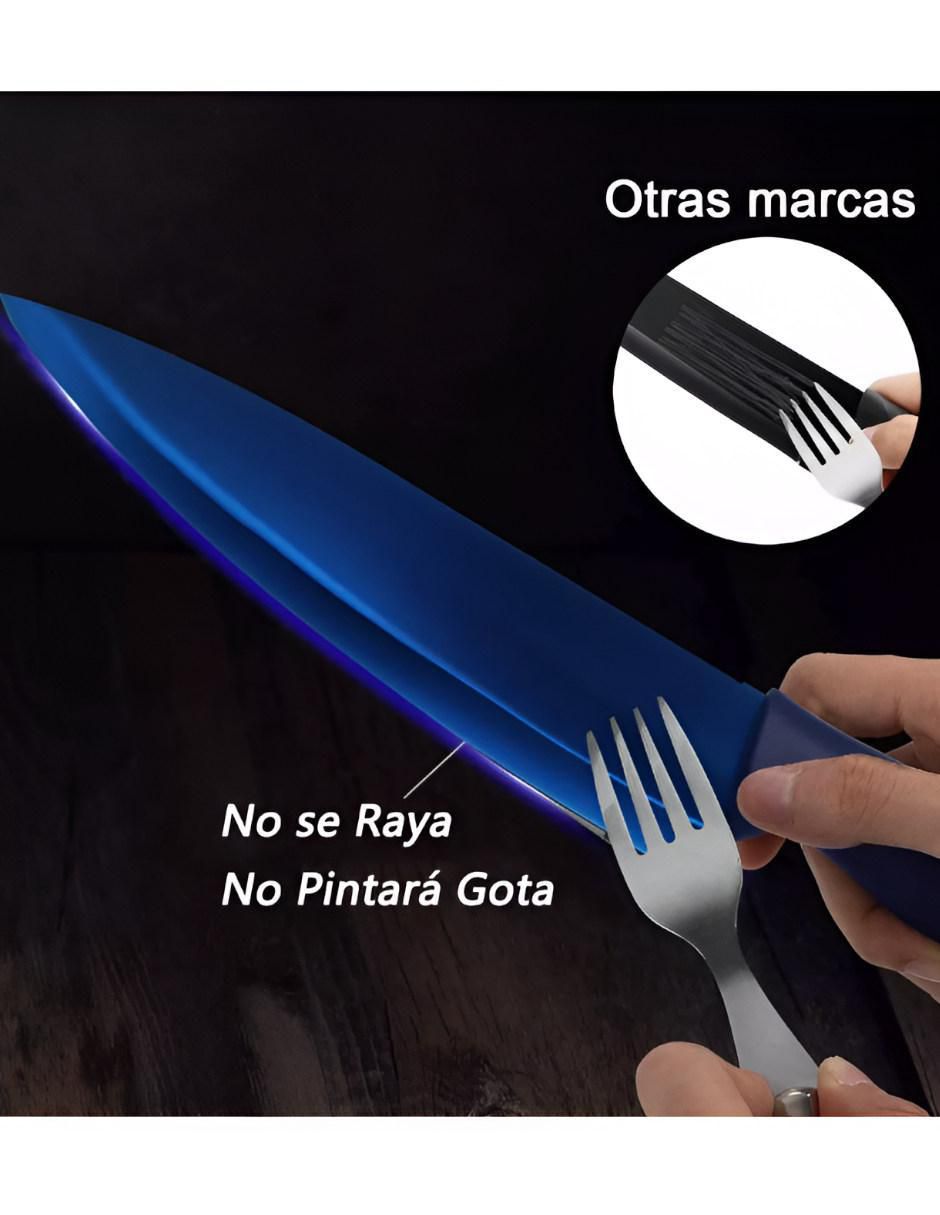 Set de cuchillos utilitario  8 piezas 2