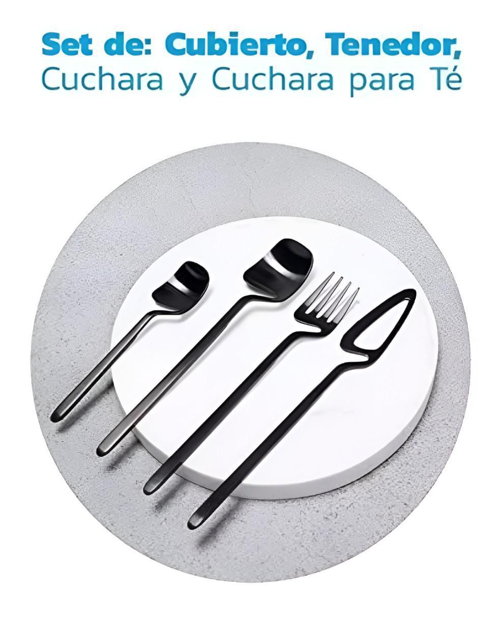 Set cubiertos de acero inoxidable 24 piezas 3