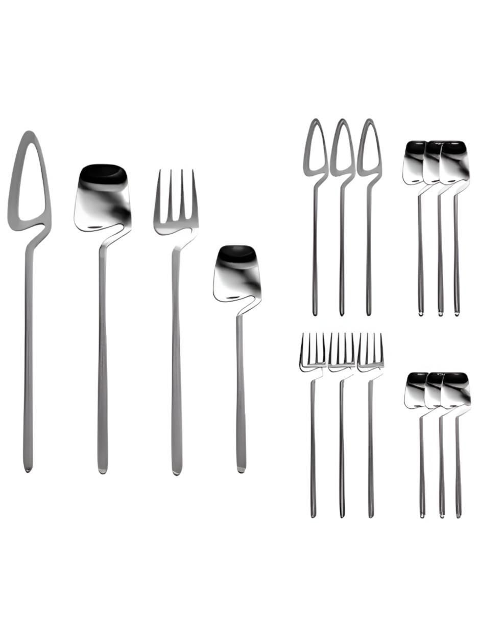 Set cubiertos de acero inoxidable 24 piezas