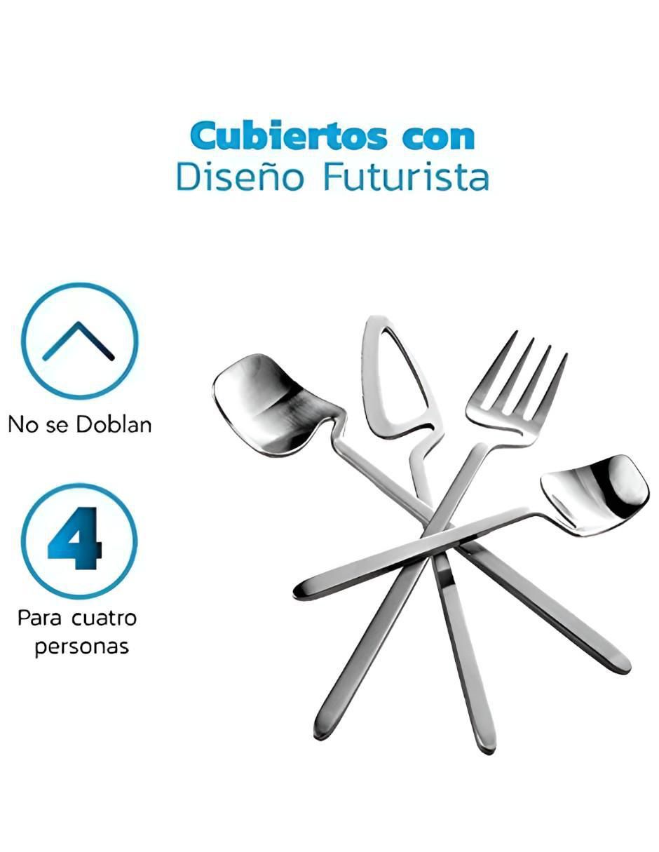 Set cubiertos de acero inoxidable 24 piezas 3
