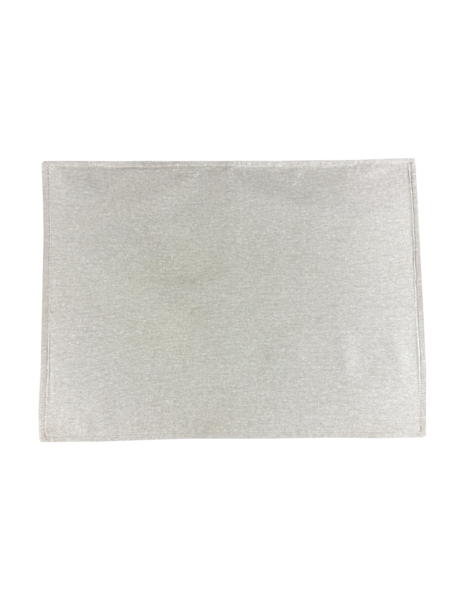 Mantel individual rectangular Flax