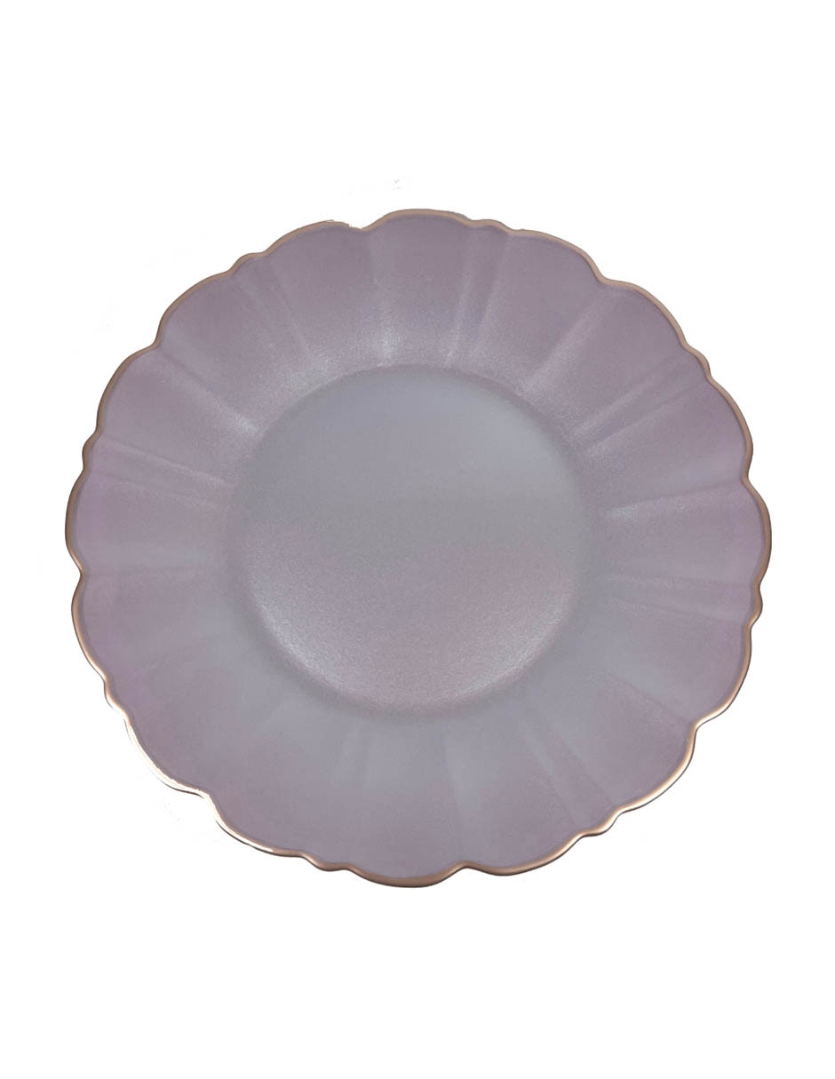 Plato base de vidrio