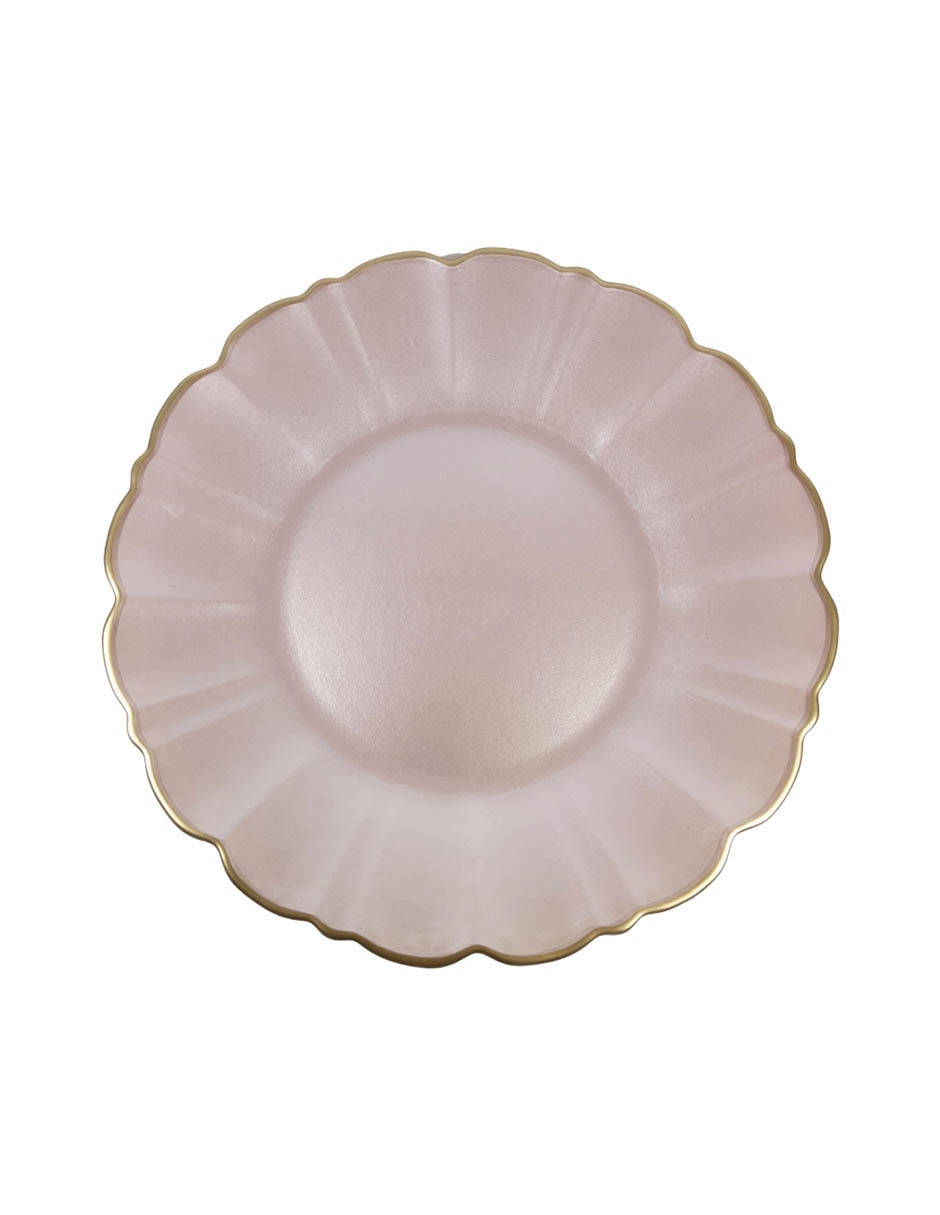 Plato base de vidrio