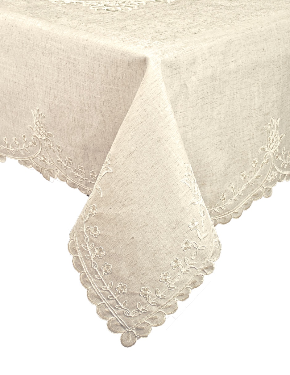 Mantel rectangular de poliéster Dakota 1