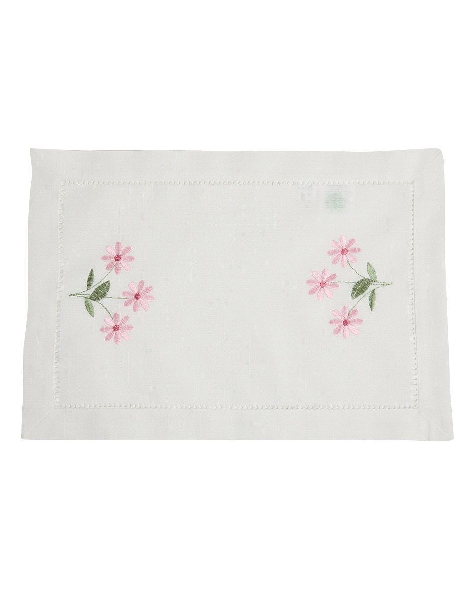 Mantel individual rectangular de poliéster Lavanda 1