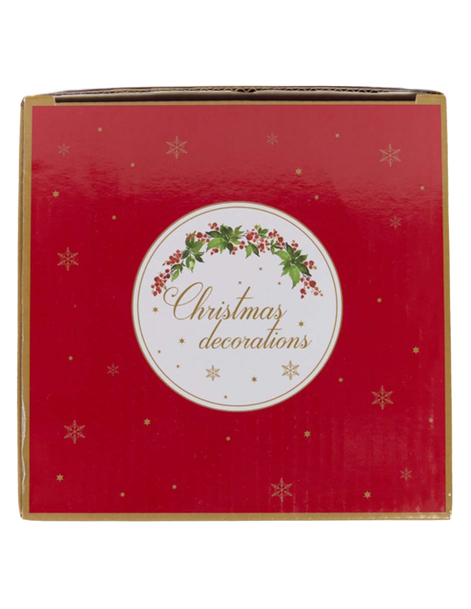 Set esfera navideña Christmas decorations con 4 piezas