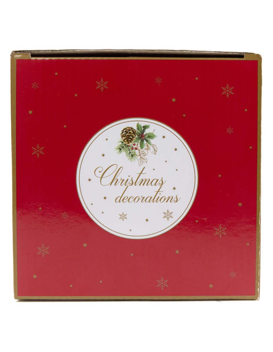Set esfera navideña Christmas decorations con 4 piezas