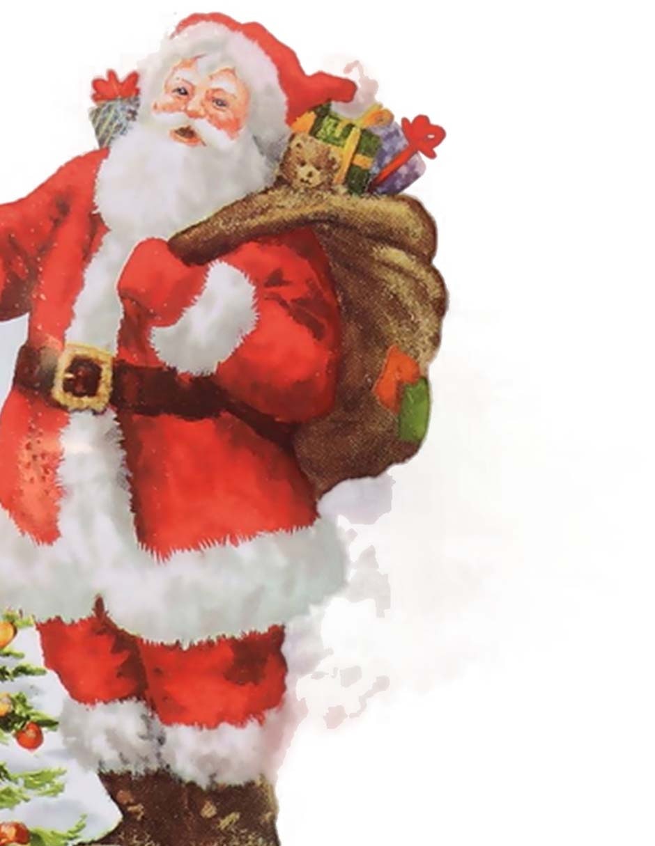 Platón navideño Dautore villaggio de cerámica 3