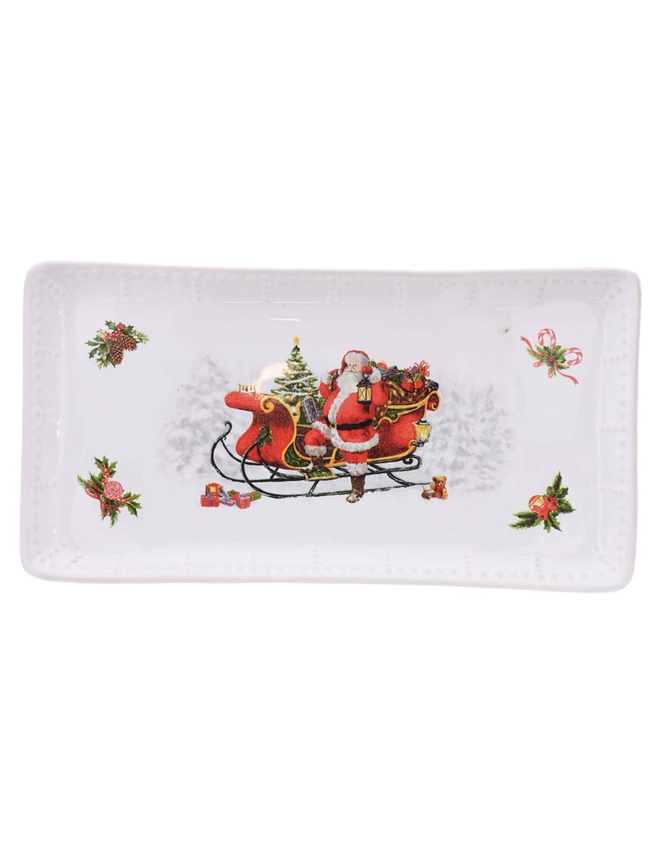 Charola decorativa Dautore Santa de cerámica 2