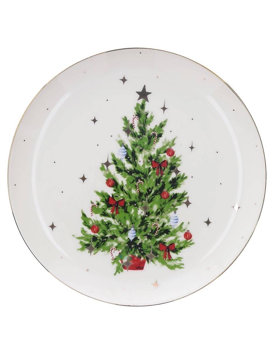 Vajilla cerrada navidad de porcelana para 4 personas 4