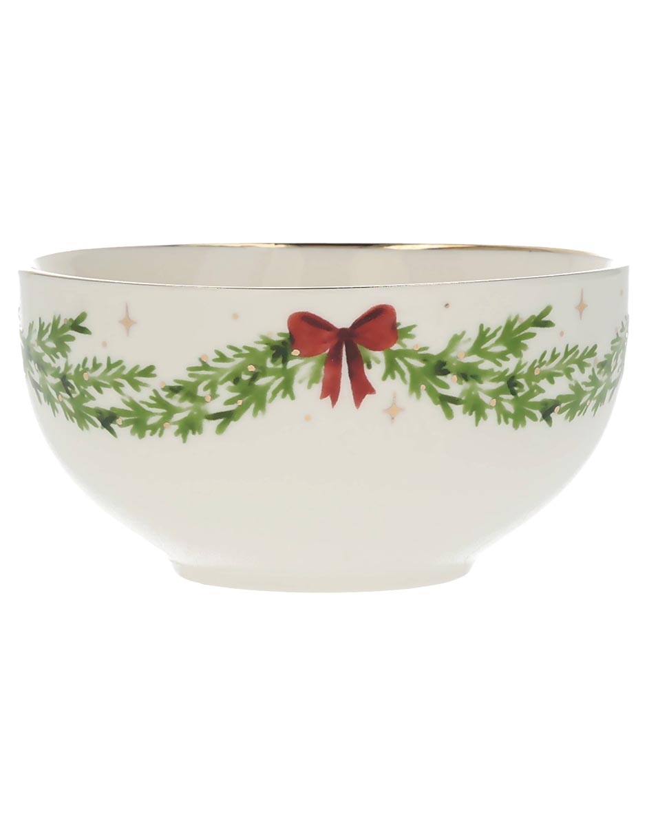 Vajilla cerrada navidad de porcelana para 4 personas 7