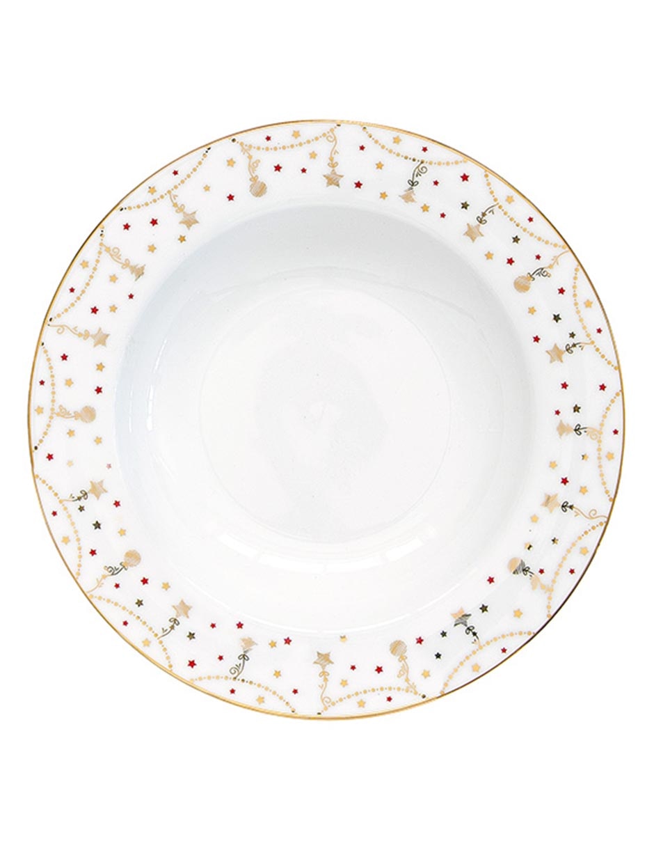 Vajilla cerrada christmas lights navidad de porcelana para 4 personas 4