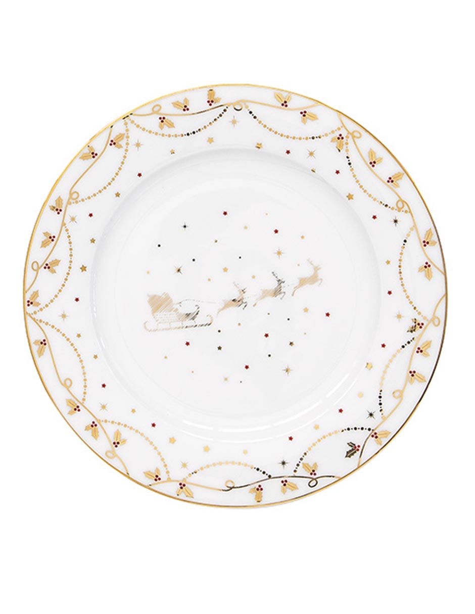 Vajilla cerrada christmas lights navidad de porcelana para 4 personas 5
