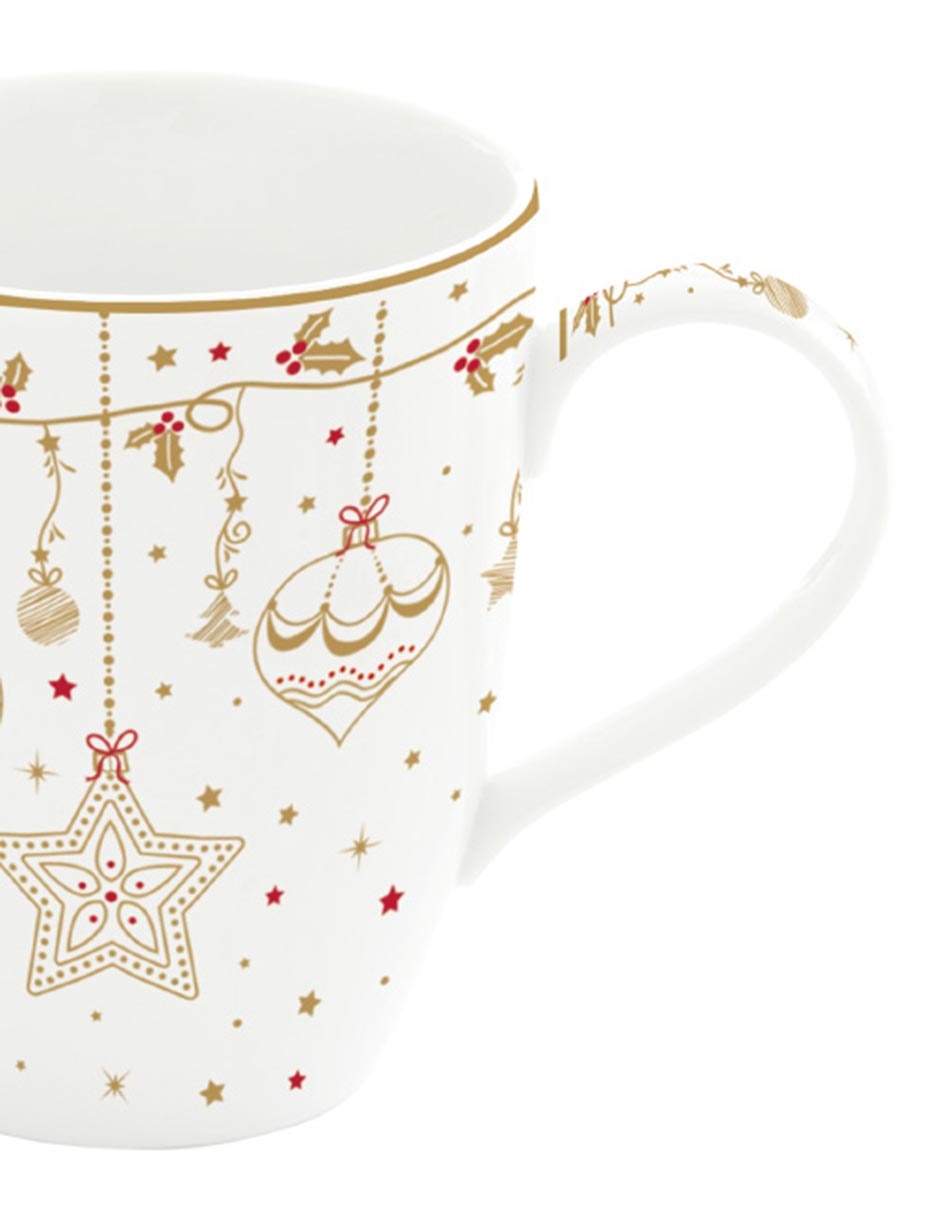 Vajilla cerrada christmas lights navidad de porcelana para 4 personas 6