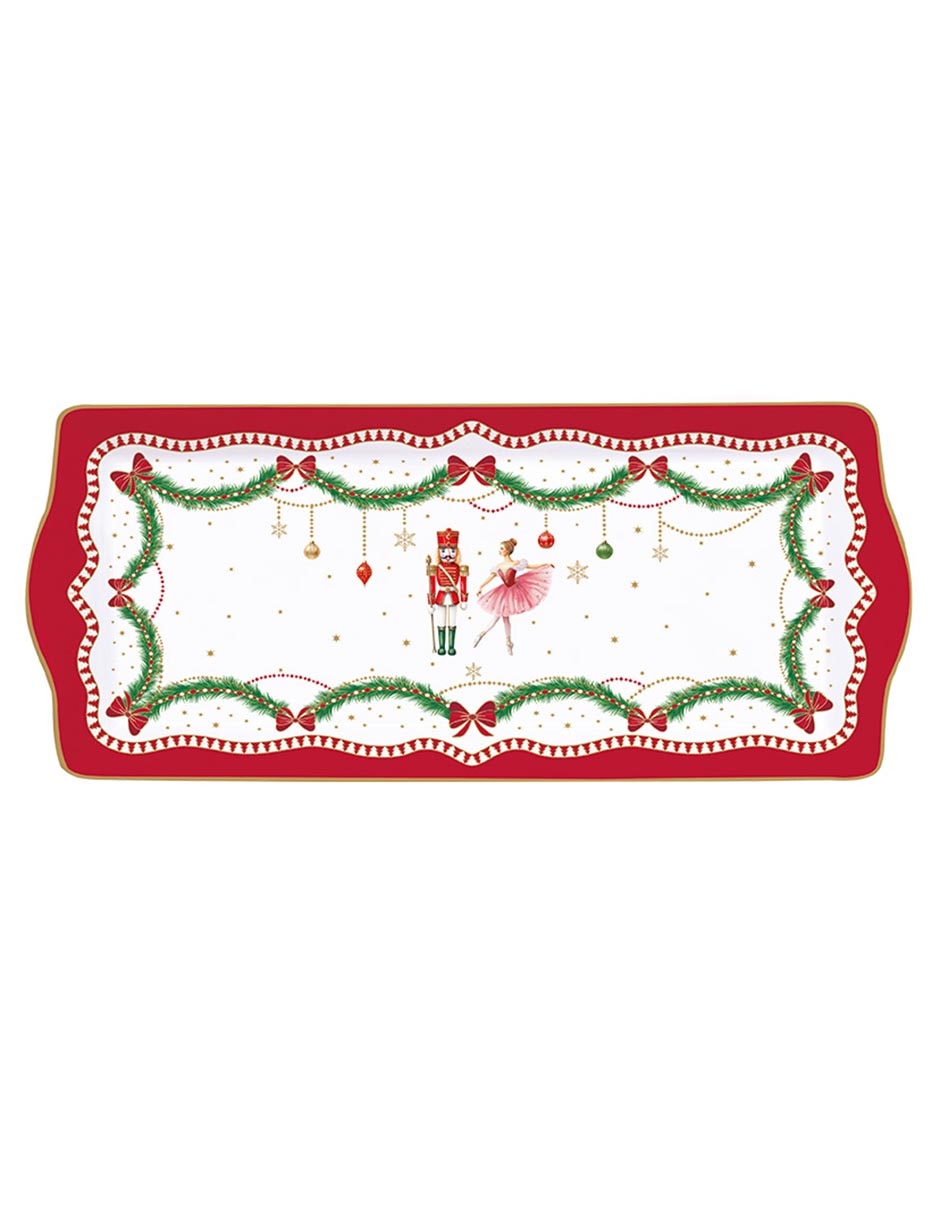 Bandeja decorativa Lifestyle de porcelana Cascanueces
