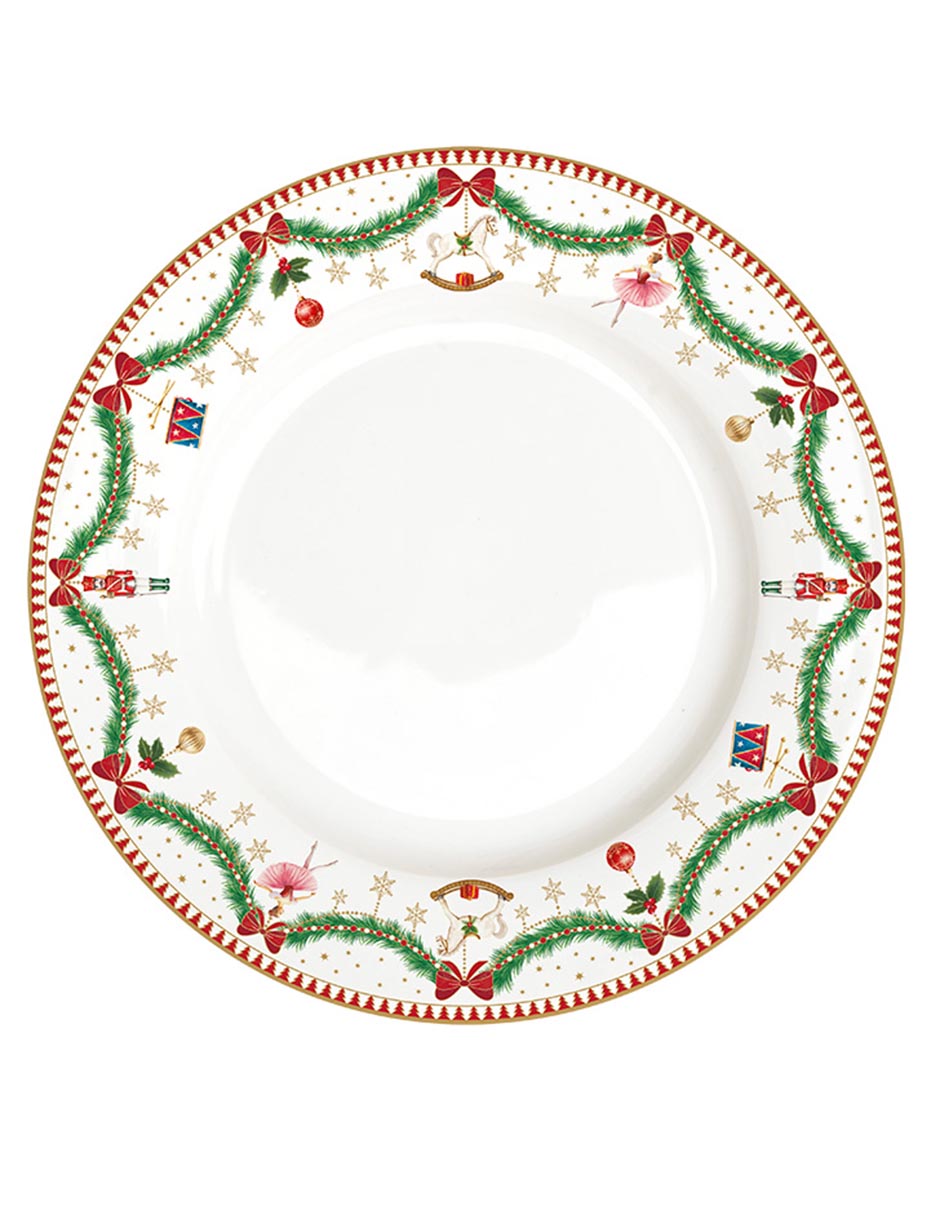 Vajilla lifestyle navidad de porcelana para 4 personas 2