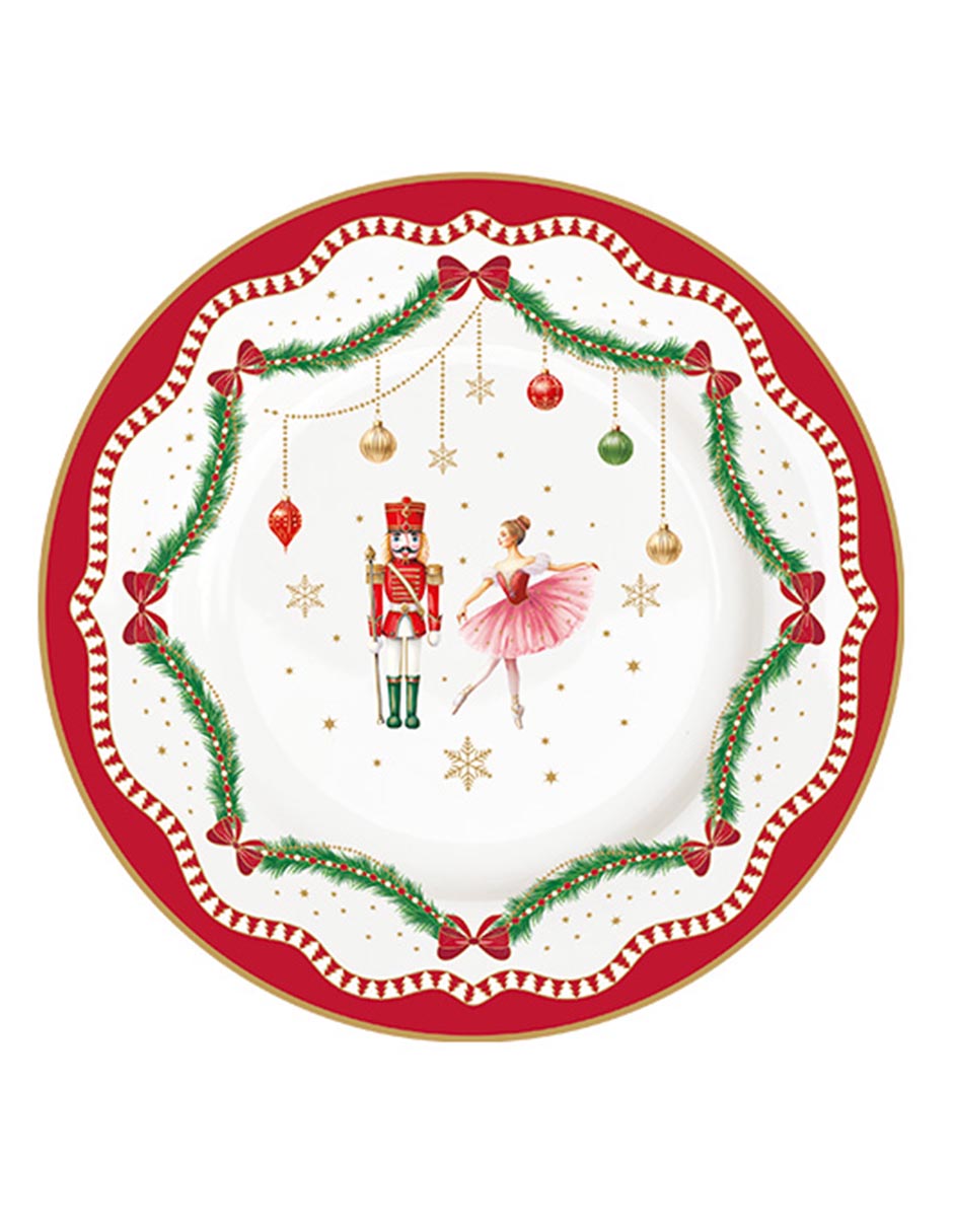 Vajilla lifestyle navidad de porcelana para 4 personas 4