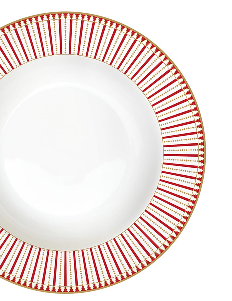 Vajilla lifestyle navidad de porcelana para 4 personas 7