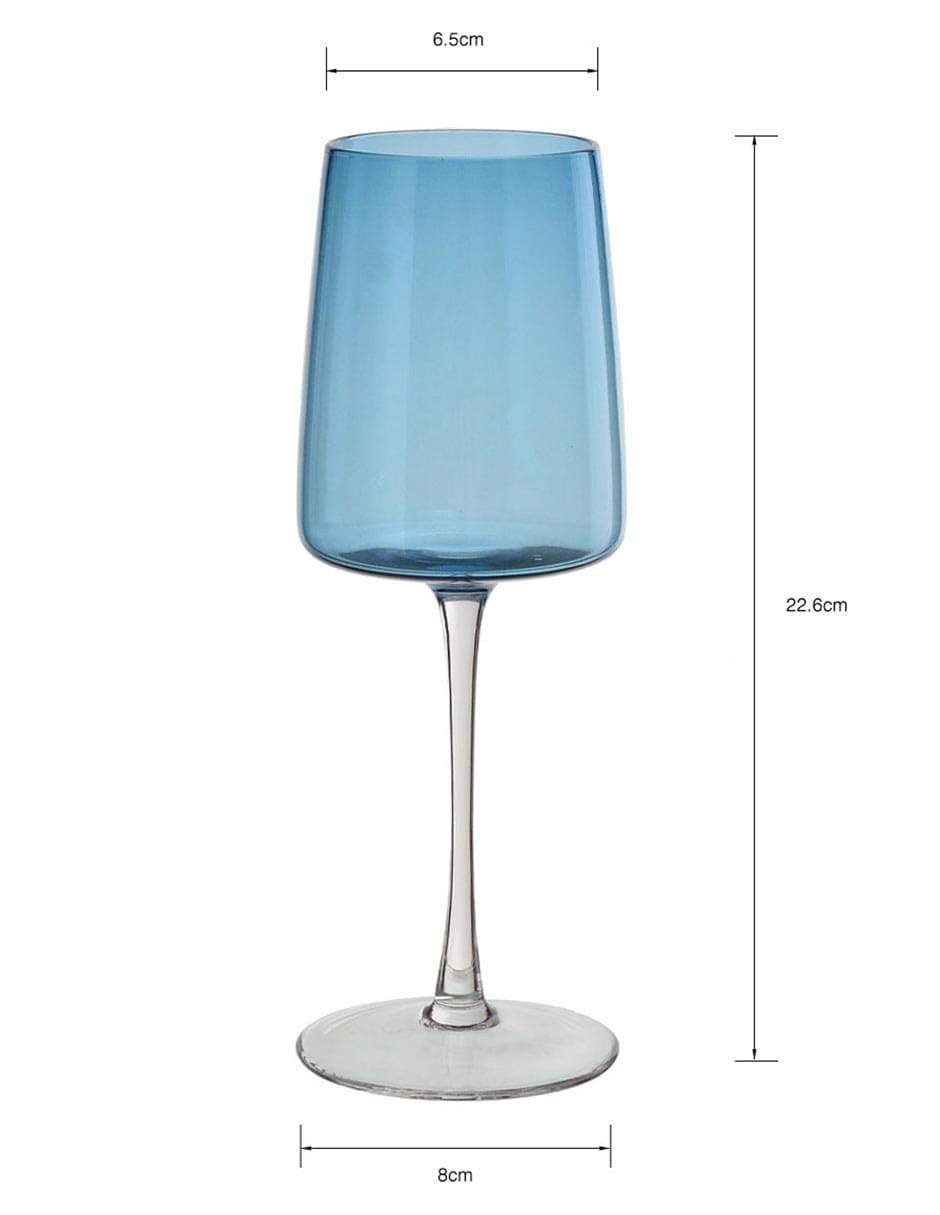 Copa para vino Bleusoir de vidrio 4
