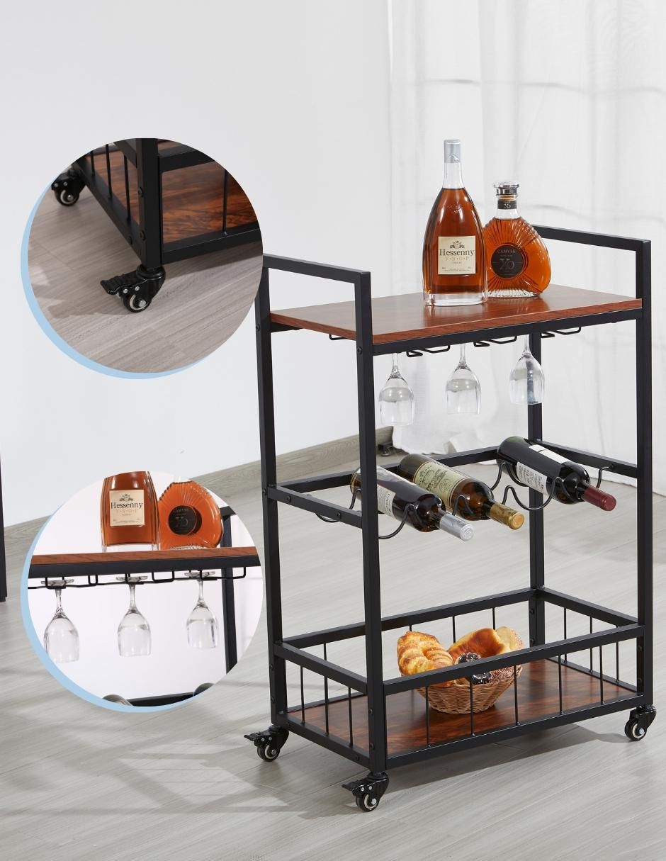 Carro de bar áreas múltiples Spritz melamina 8